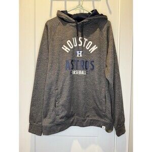 Fanatics Houston Astros Baseball Branded MLB Hoodie  Large Gray Long Sleeve